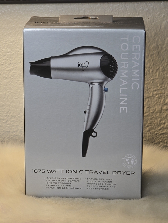ION Other - Dual Voltage Ionic Travel Hair Dryer All Hair types New in Box💕